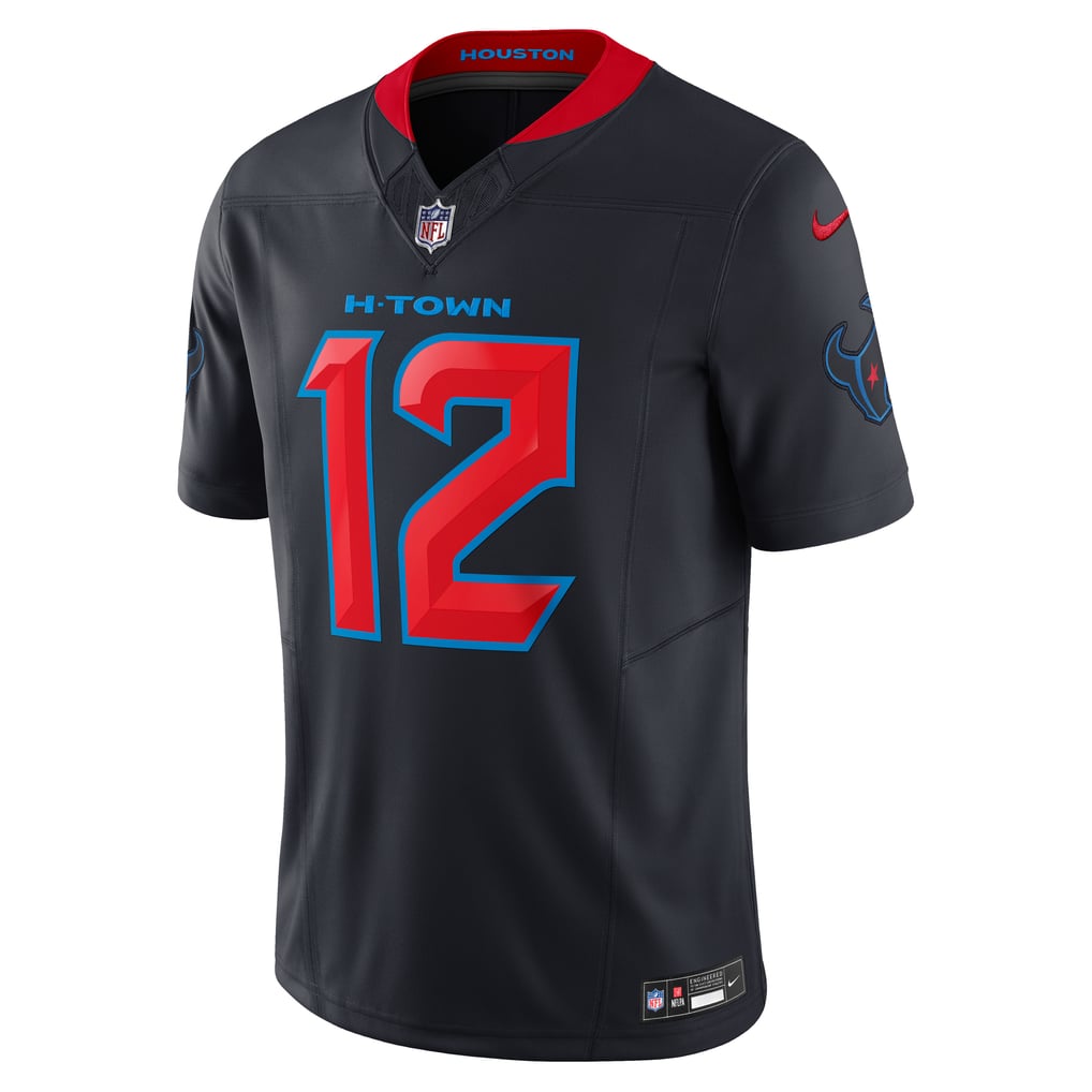 Men's Houston Texans Nico Collins Navy Alternate 2 Vapor F.U.S.E. Limited Jersey