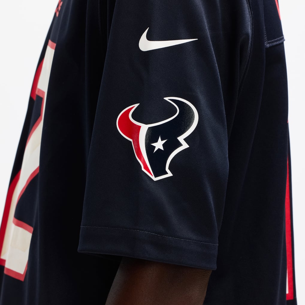 Men's Houston Texans Nico Collins Navy Game Jersey