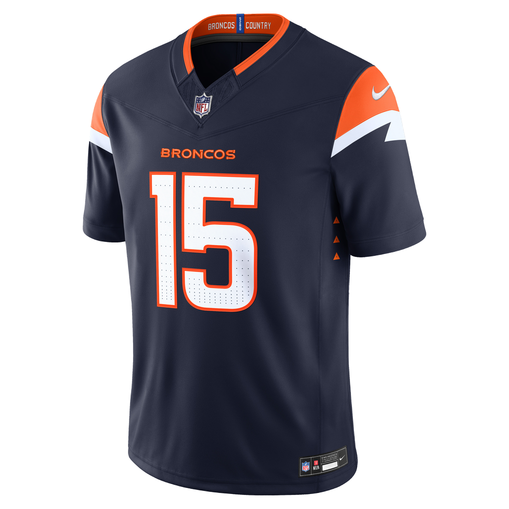 Men's Denver Broncos Nik Bonitto Navy Alternate Vapor F.U.S.E. Stitched Limited Jersey