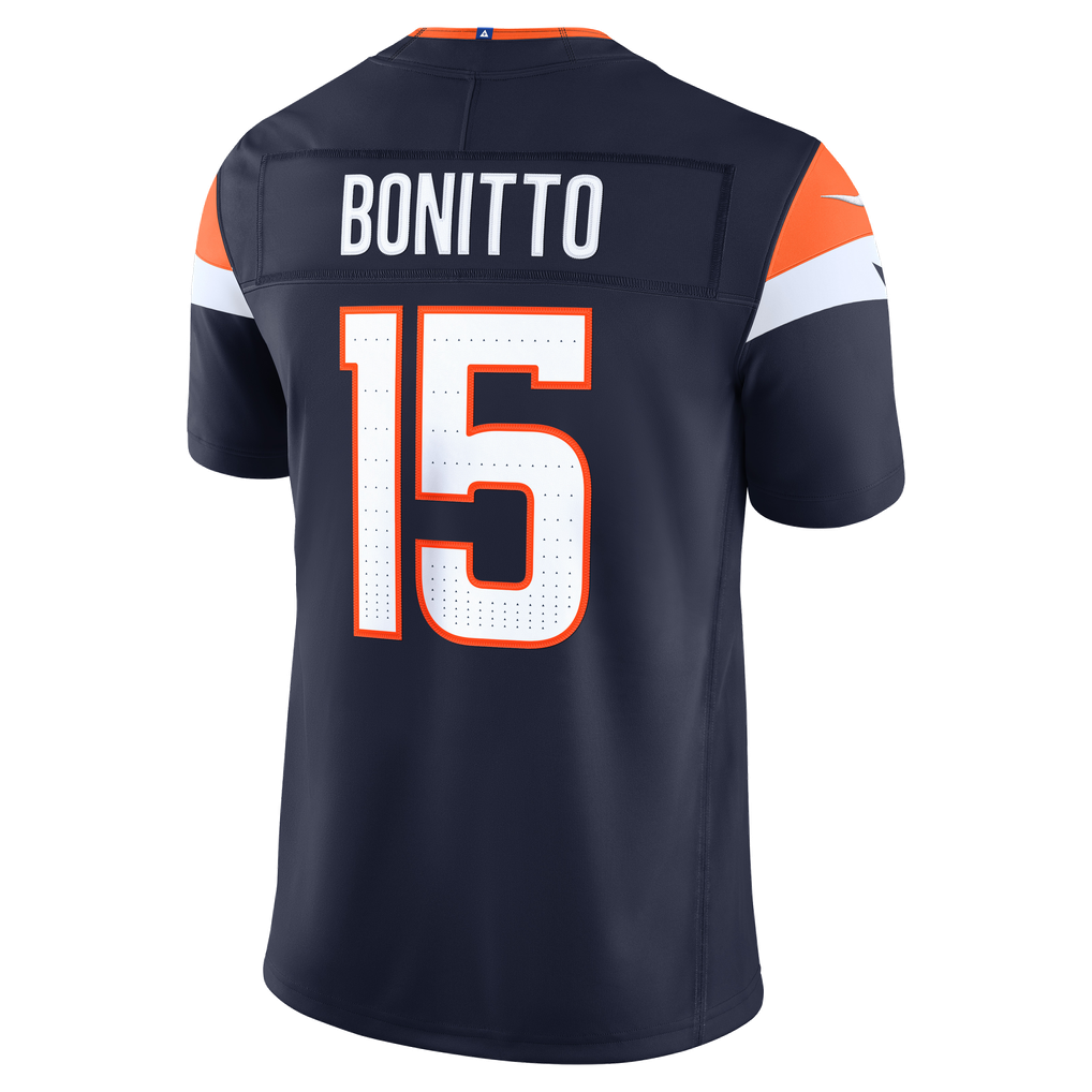 Men's Denver Broncos Nik Bonitto Navy Alternate Vapor F.U.S.E. Stitched Limited Jersey