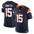 Men's Denver Broncos Nik Bonitto Navy Alternate Vapor F.U.S.E. Stitched Limited Jersey