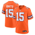 Men's Denver Broncos Nik Bonitto Orange Alternate 2 Mile High Collection 1977 Throwback Game Jersey