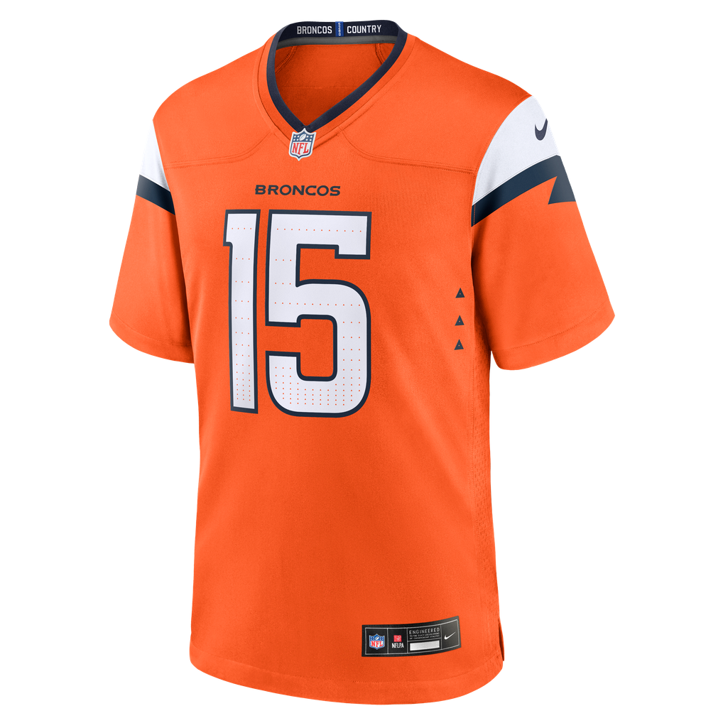 Men's Denver Broncos Nik Bonitto Orange Team Game Jersey