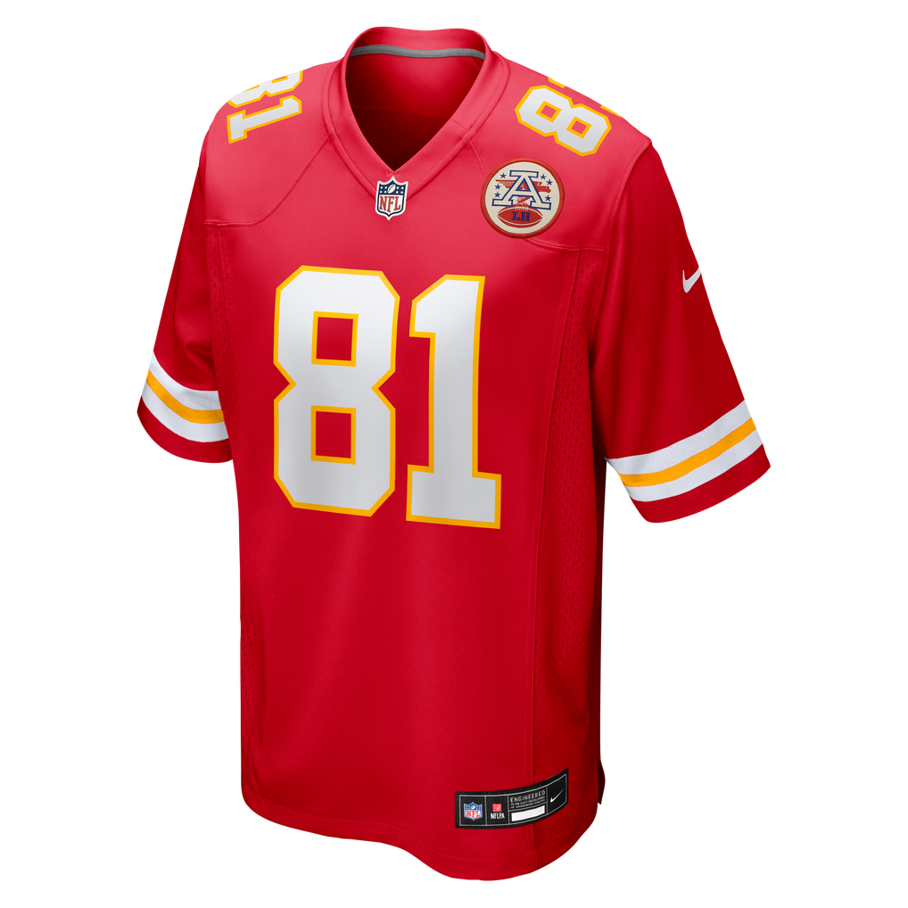 Men's Kansas City Chiefs Nikko Remigio Red Team Game Jersey
