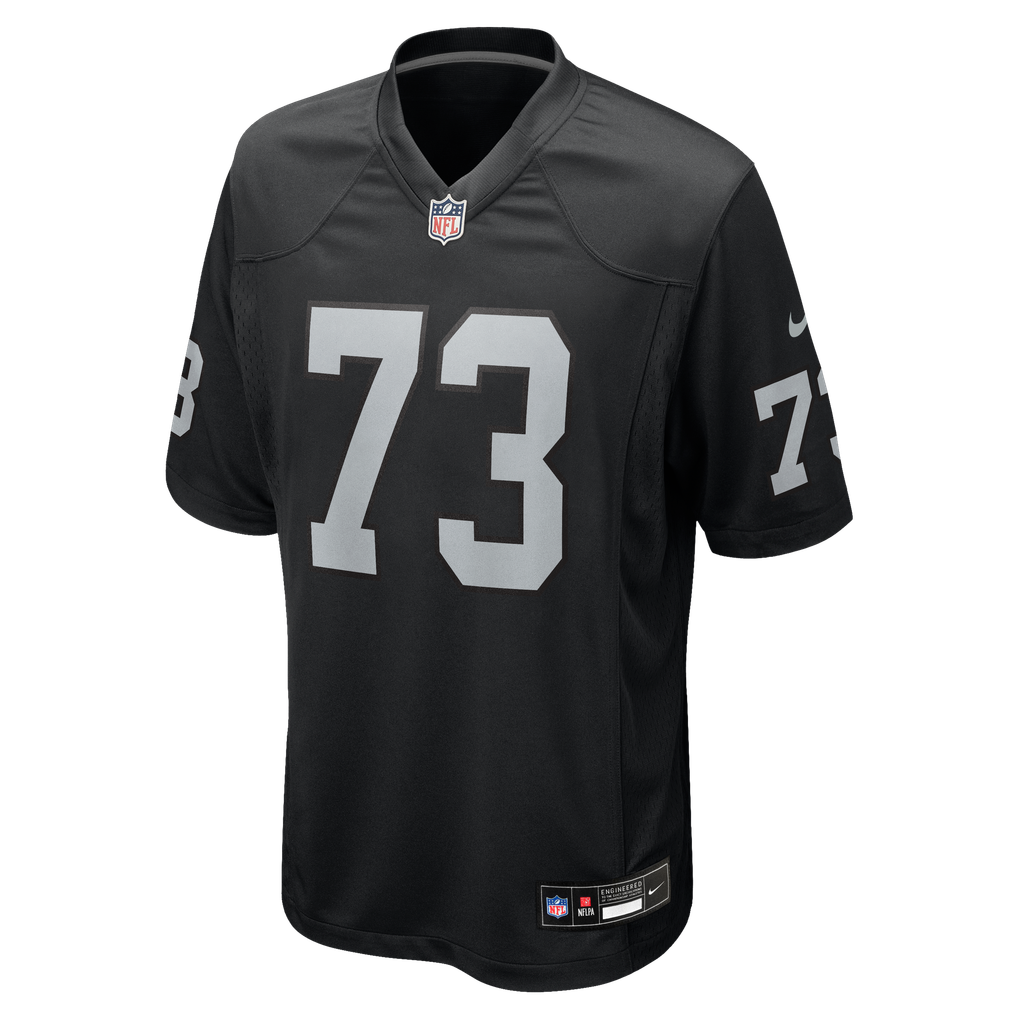 Men's Las Vegas Raiders Niklas Henning Black Team Game Jersey