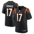 Men's Cincinnati Bengals Noah Thomas Black Team Game Jersey