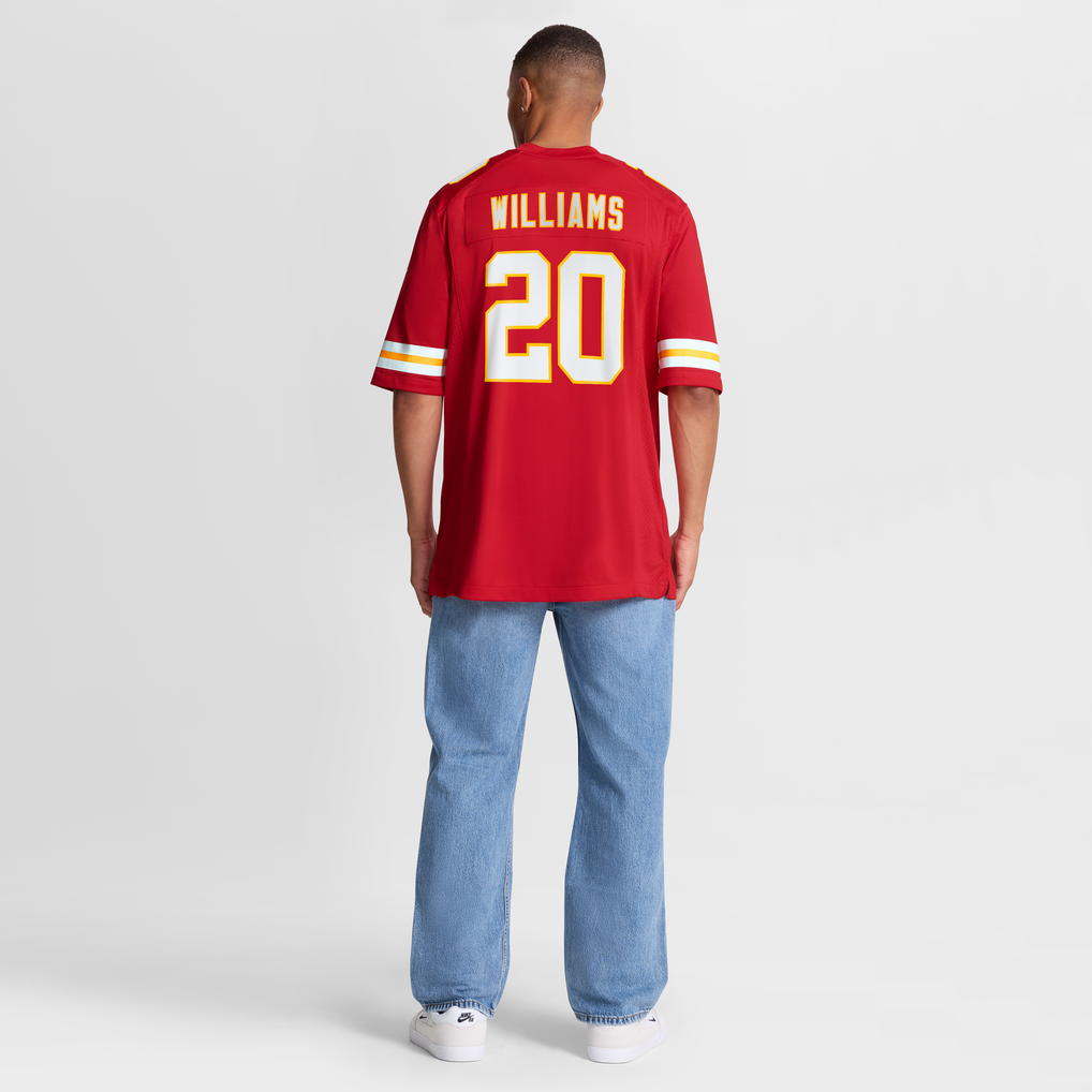 Men's Kansas City Chiefs Nohl Williams Red Team Game Jersey