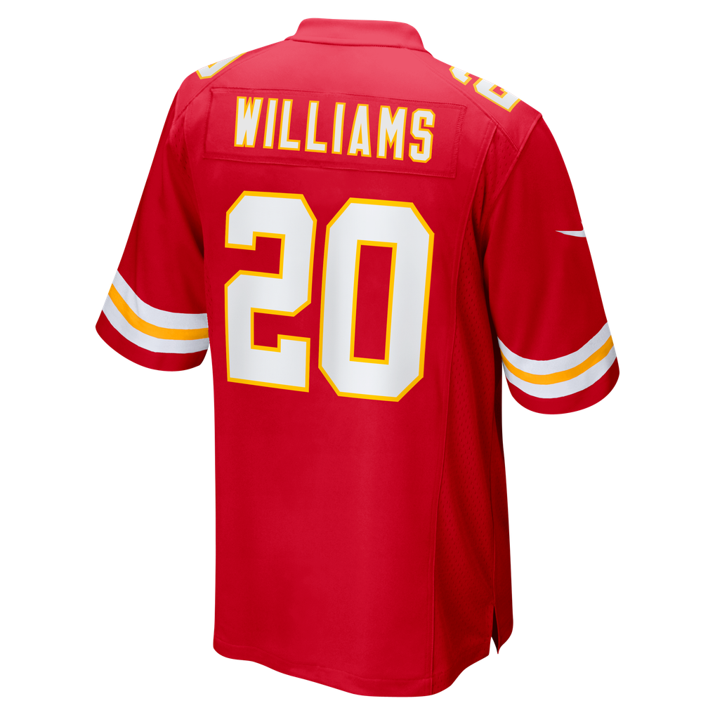 Men's Kansas City Chiefs Nohl Williams Red Team Game Jersey
