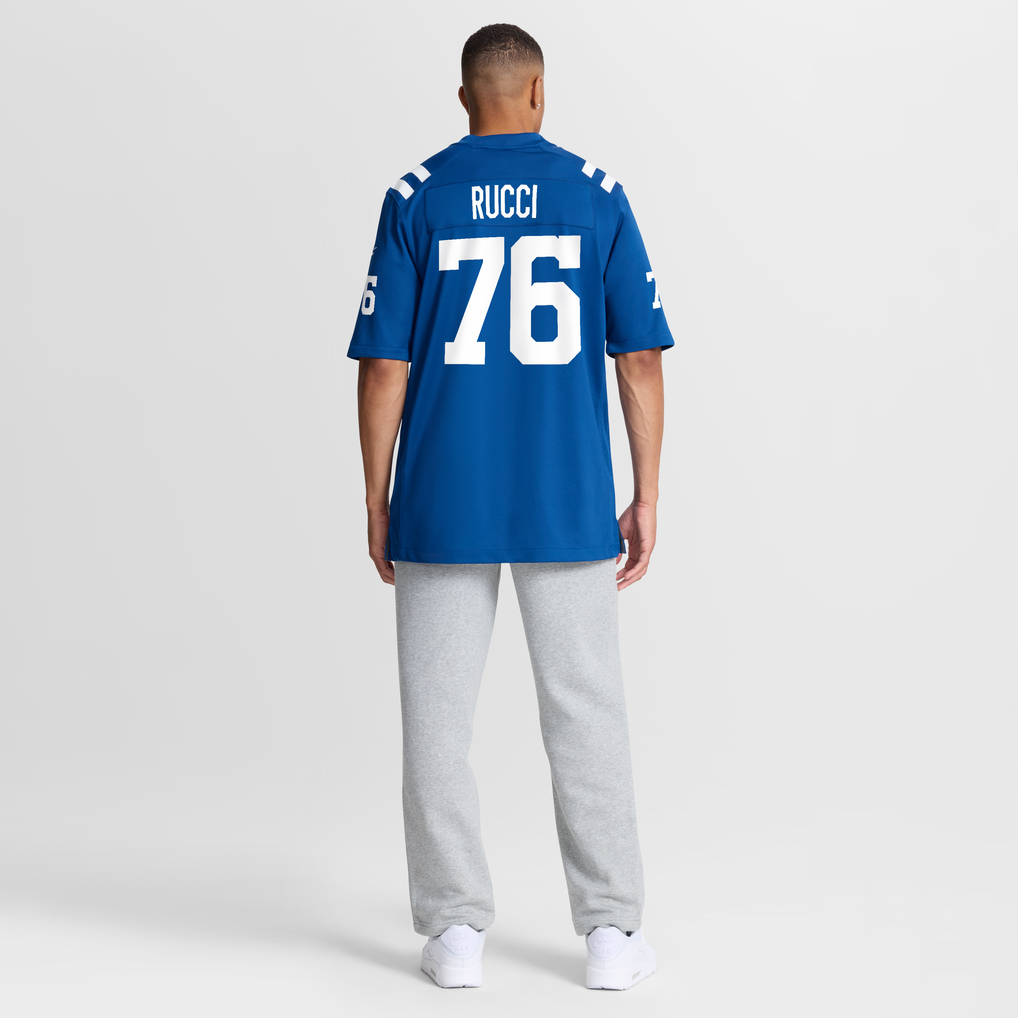 Men's Indianapolis Colts Nolan Rucci Royal Team Game Jersey