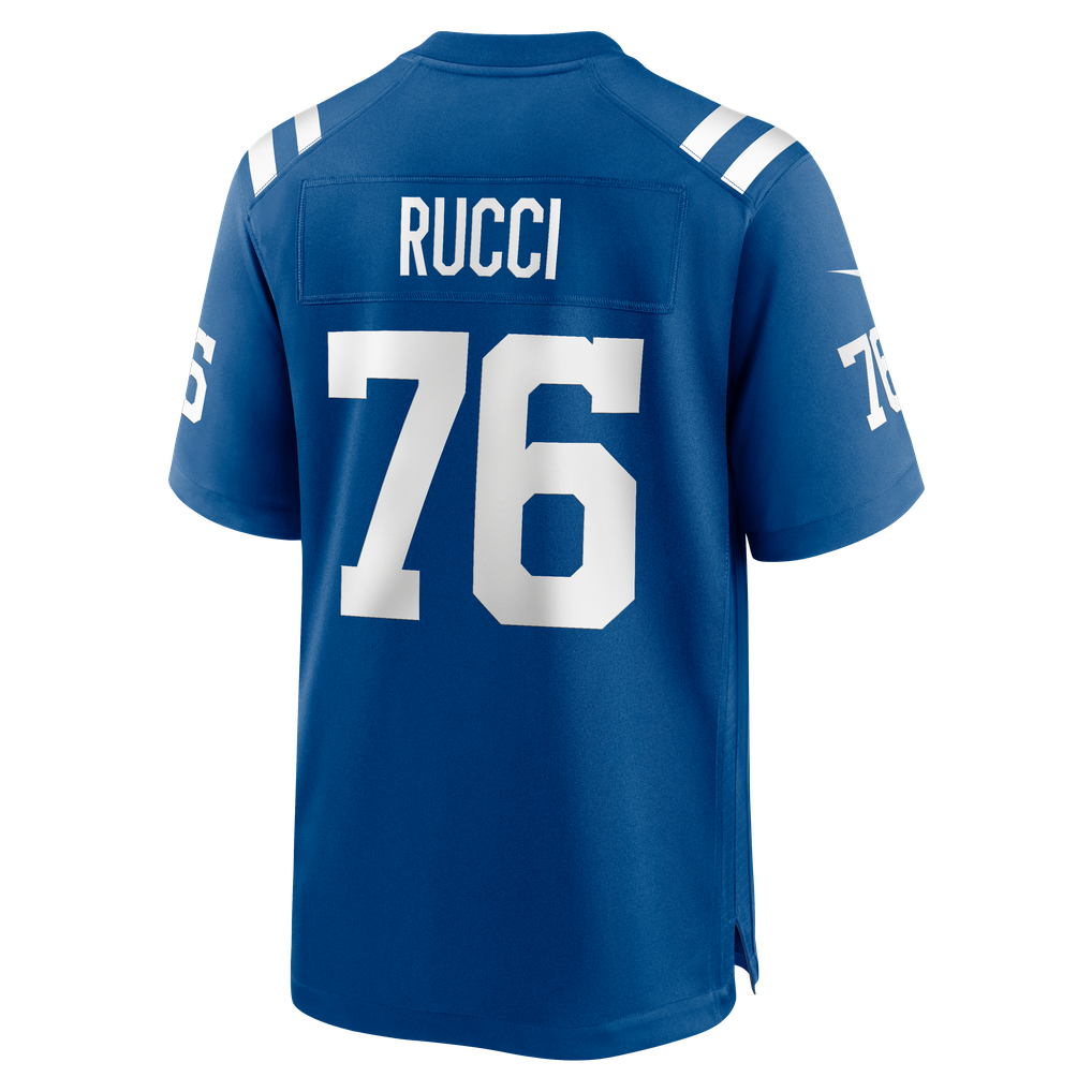 Men's Indianapolis Colts Nolan Rucci Royal Team Game Jersey