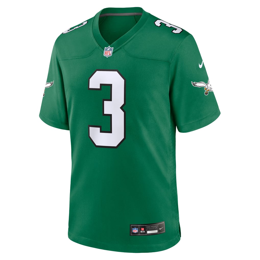 Men's Philadelphia Eagles Nolan Smith Kelly Green Alternate Game Jersey