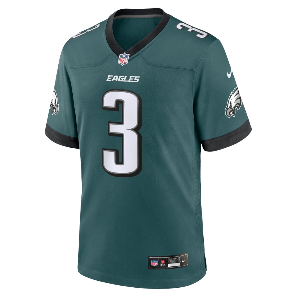 Men's Philadelphia Eagles Nolan Smith Midnight Green Team Game Jersey