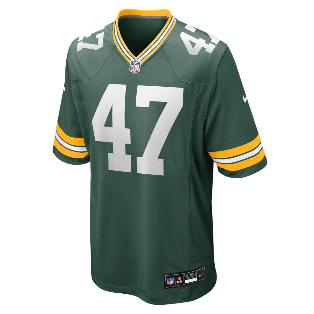 Men's Green Bay Packers Nyjalik Kelly Green Team Game Jersey