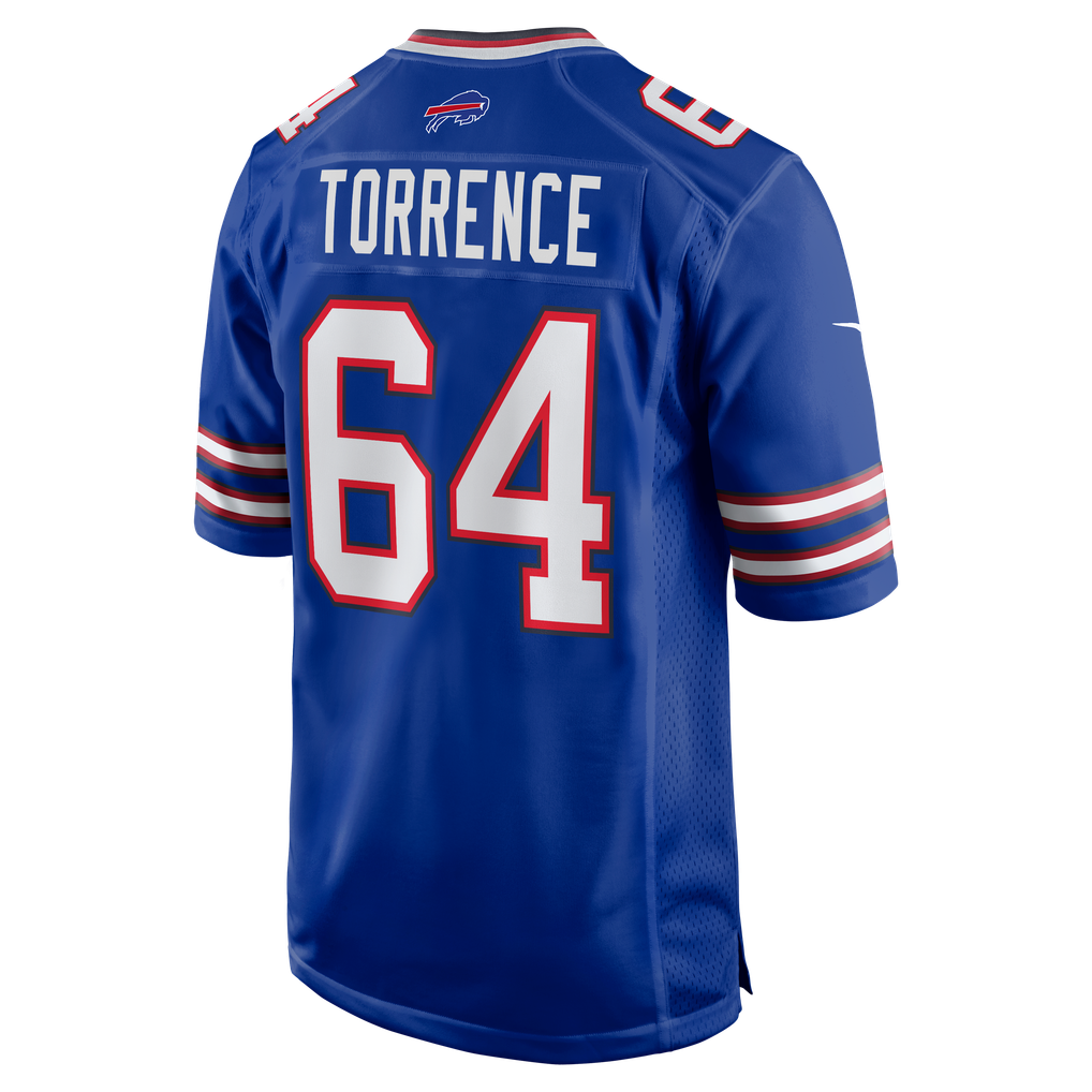 Men's Buffalo Bills O'Cyrus Torrence Royal Home Game Jersey