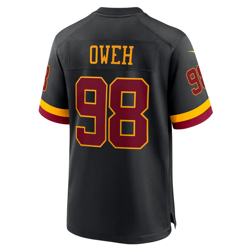 Men's Washington Commanders Odafe Oweh Black Hail Raiser Alternate Game Jersey