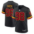 Men's Washington Commanders Odafe Oweh Black Hail Raiser Alternate Game Jersey