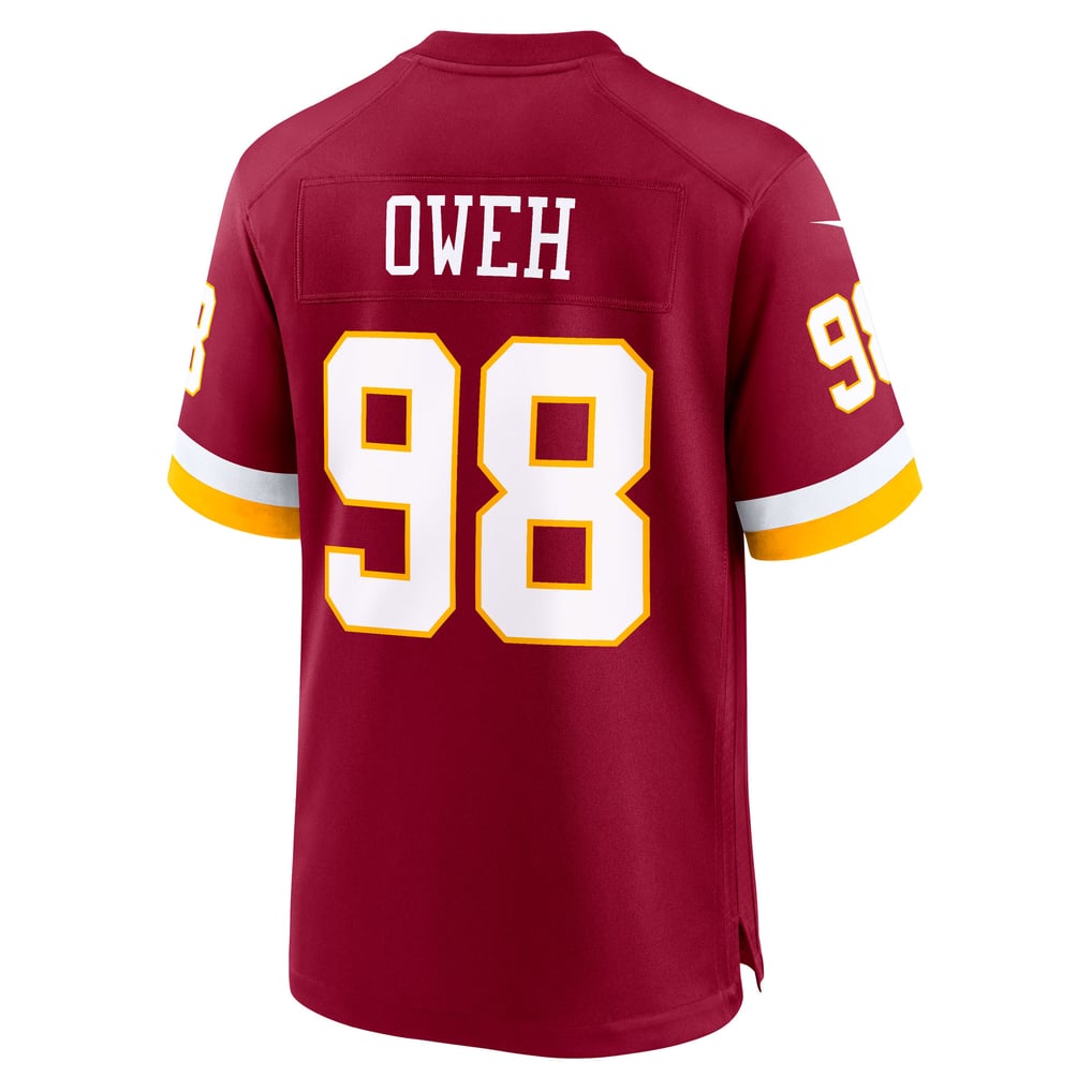 Men's Washington Commanders Odafe Oweh Burgundy Game Jersey
