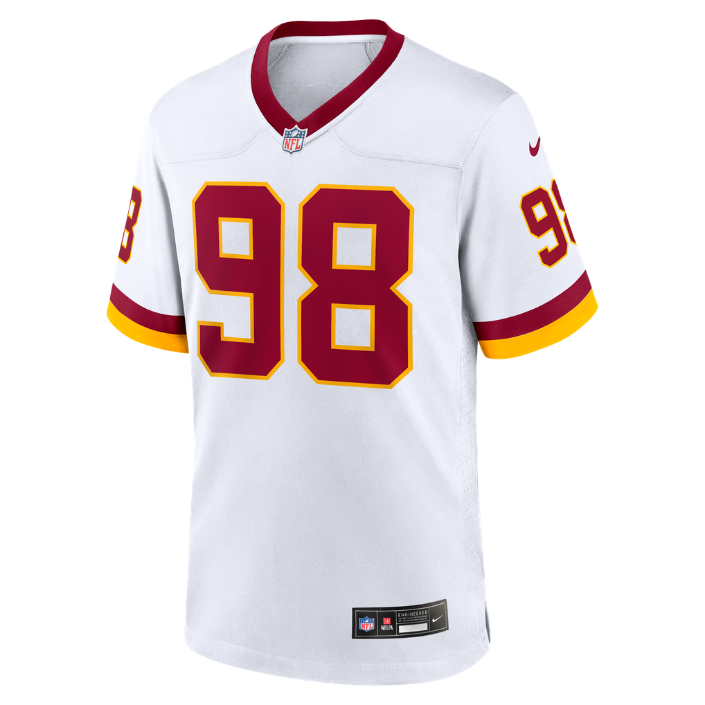 Men's Washington Commanders Odafe Oweh White Game Jersey