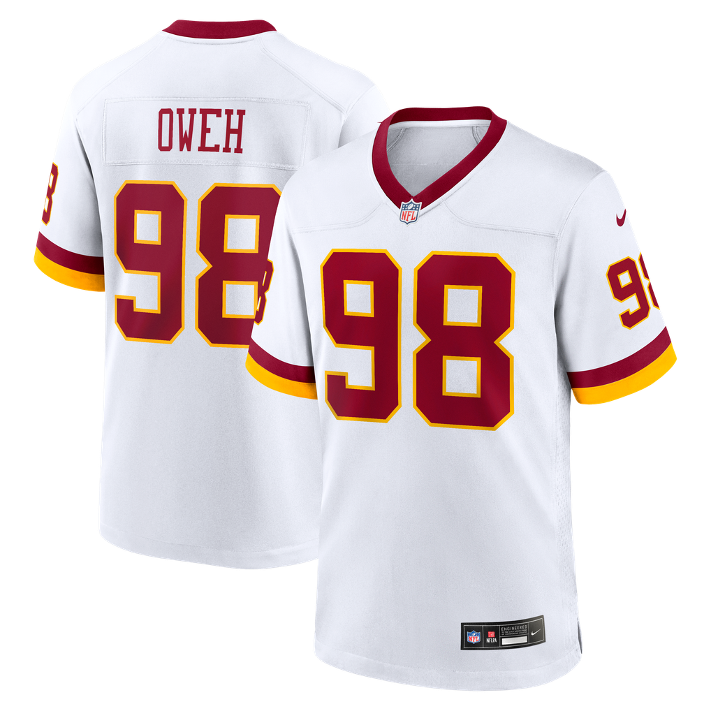 Men's Washington Commanders Odafe Oweh White Game Jersey