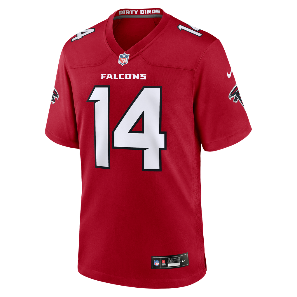 Men's Atlanta Falcons Olamide Zaccheaus Red Team Game Jersey