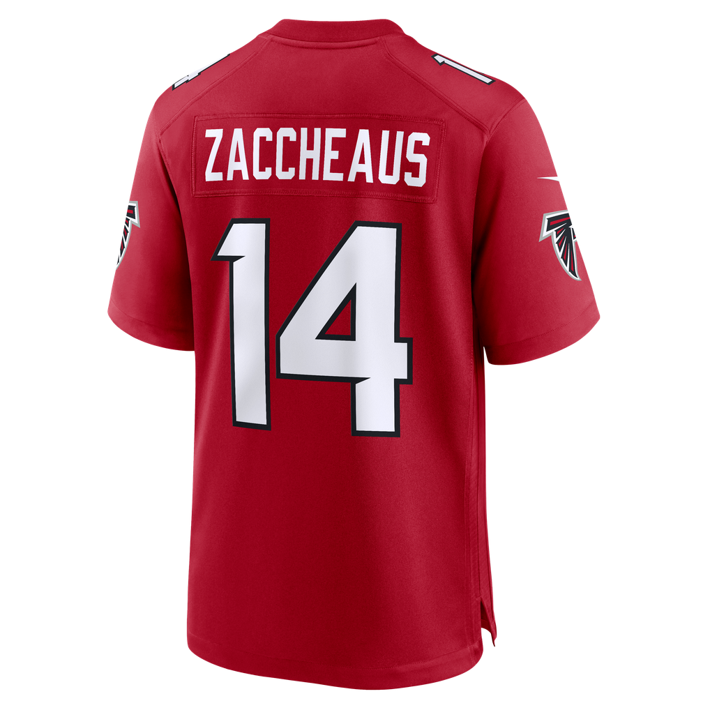 Men's Atlanta Falcons Olamide Zaccheaus Red Team Game Jersey