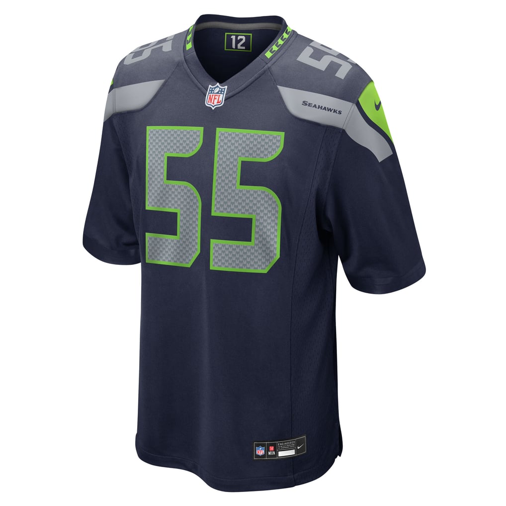Men's Seattle Seahawks Olu Oluwatimi College Navy Team Game Jersey
