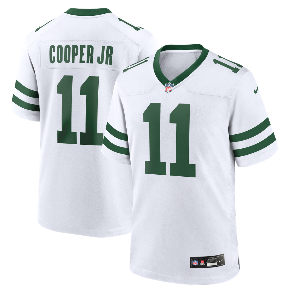 Men's New York Jets Omar Cooper Jr. Legacy White Game Jersey