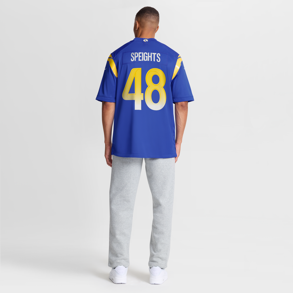Men's Los Angeles Rams Omar Speights Royal Game Jersey