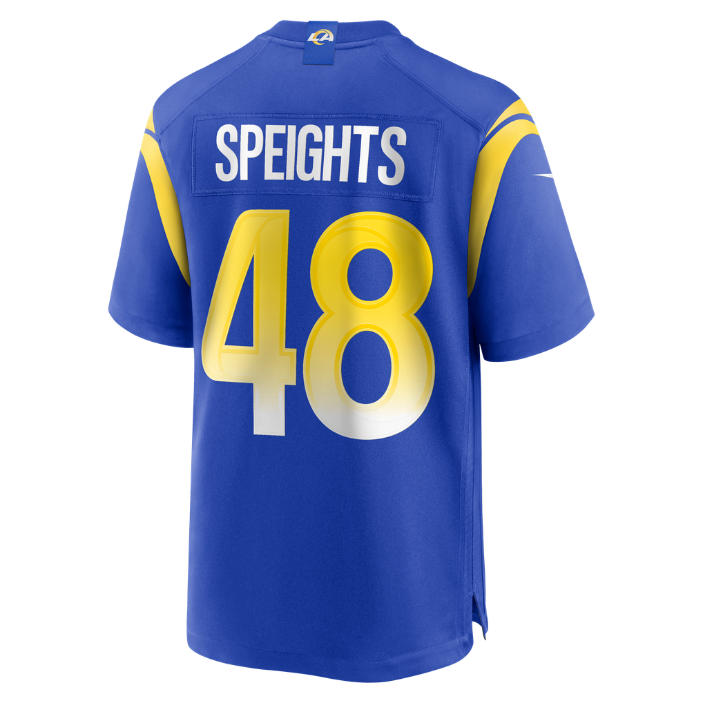 Men's Los Angeles Rams Omar Speights Royal Game Jersey