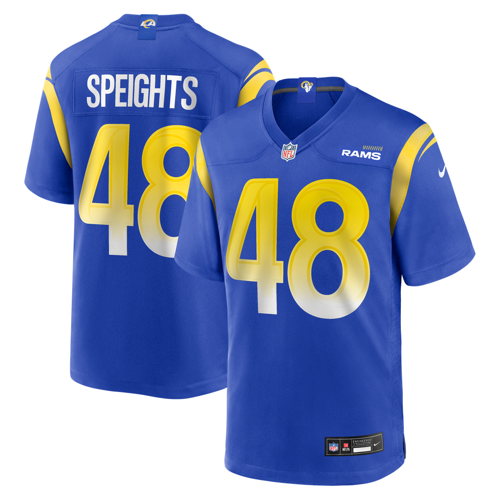 Men's Los Angeles Rams Omar Speights Royal Game Jersey