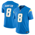 Men's Los Angeles Chargers Omarion Hampton Powder Blue Team Vapor F.U.S.E. Stitched Limited Jersey
