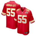 Men's Kansas City Chiefs Omarr Norman-Lott Red Team Game Jersey