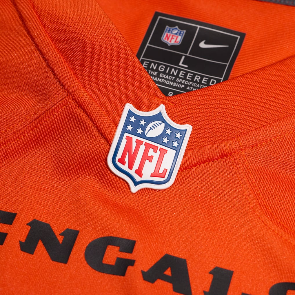 Men's Cincinnati Bengals Orange Alternate Game Custom Jersey