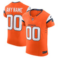 Men's Denver Broncos Orange Team Vapor F.U.S.E. Elite Custom Jersey
