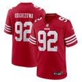 Men's San Francisco 49ers Osa Odighizuwa Scarlet Team Game Jersey