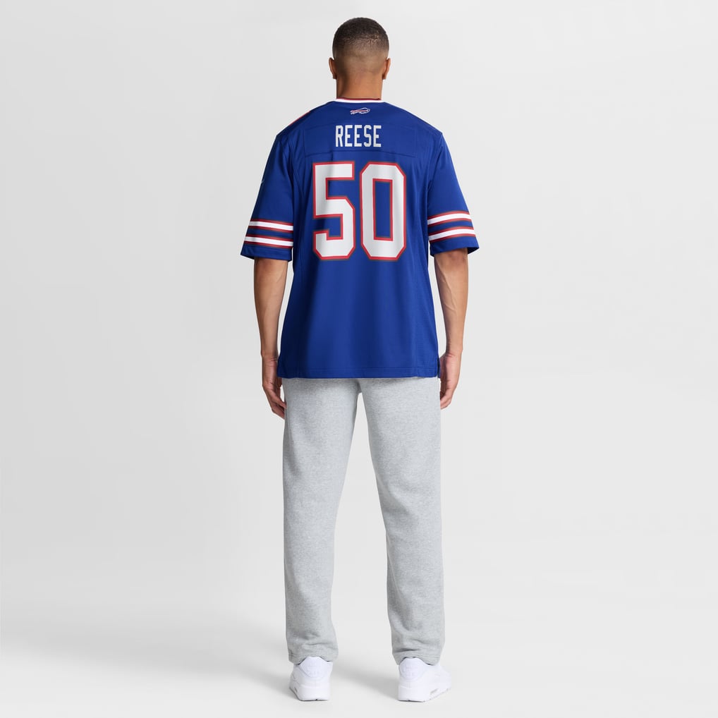 Men's Buffalo Bills Otis Reese Royal Team Game Jersey