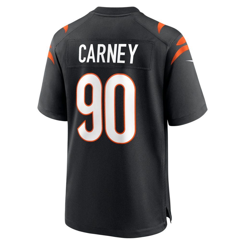 Men's Cincinnati Bengals Owen Carney Black Home Game Player Jersey