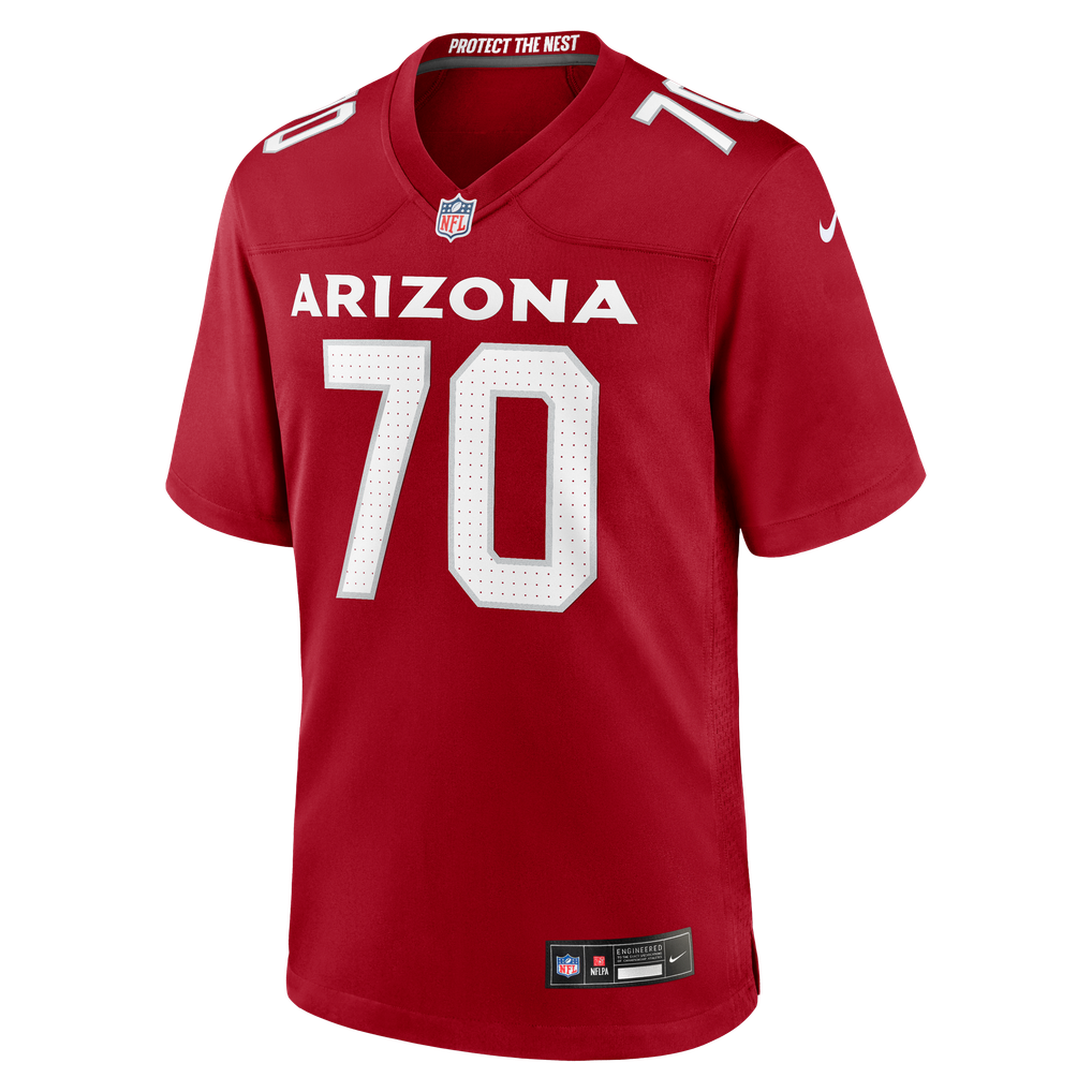 Men's Arizona Cardinals Paris Johnson Jr. Cardinal Game Jersey