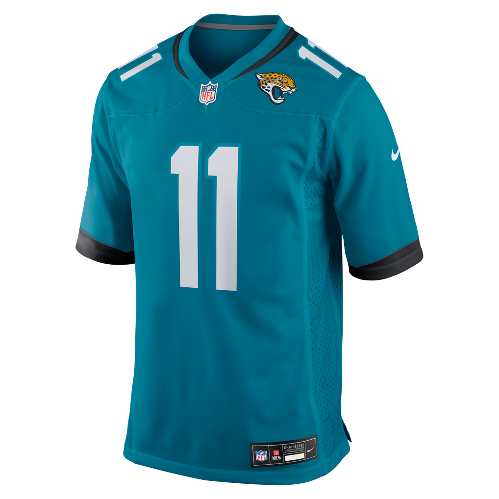 Men's Jacksonville Jaguars Parker Washington Teal Team Game Jersey