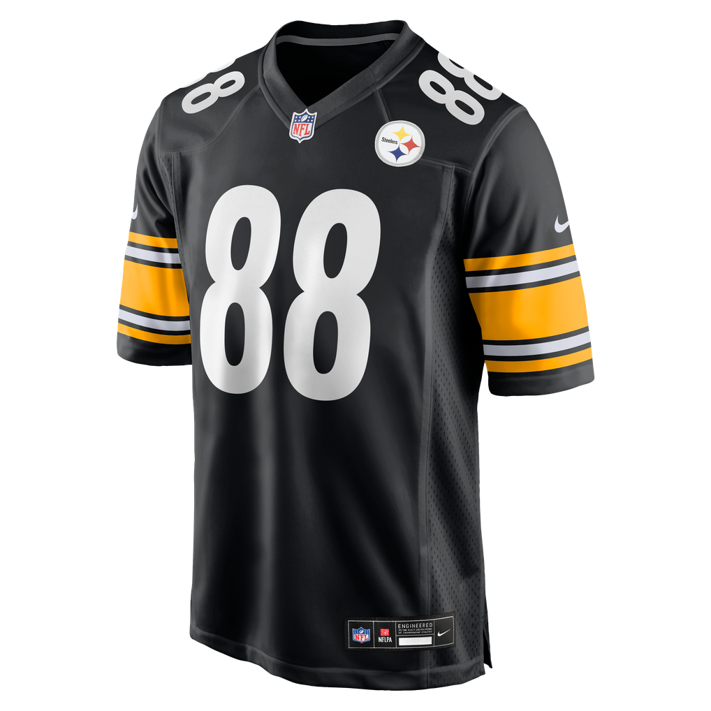 Men's Pittsburgh Steelers Pat Freiermuth Black Game Jersey