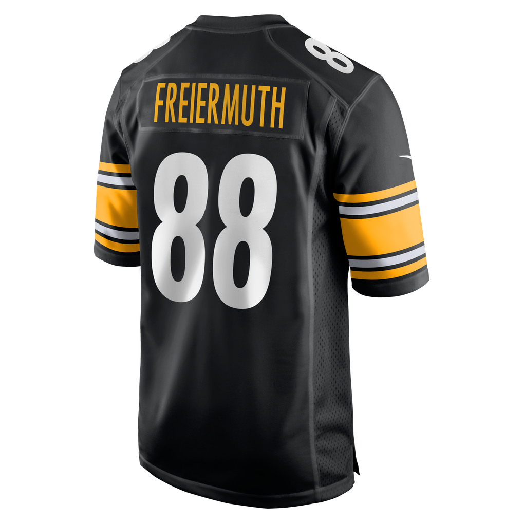 Men's Pittsburgh Steelers Pat Freiermuth Black Game Jersey