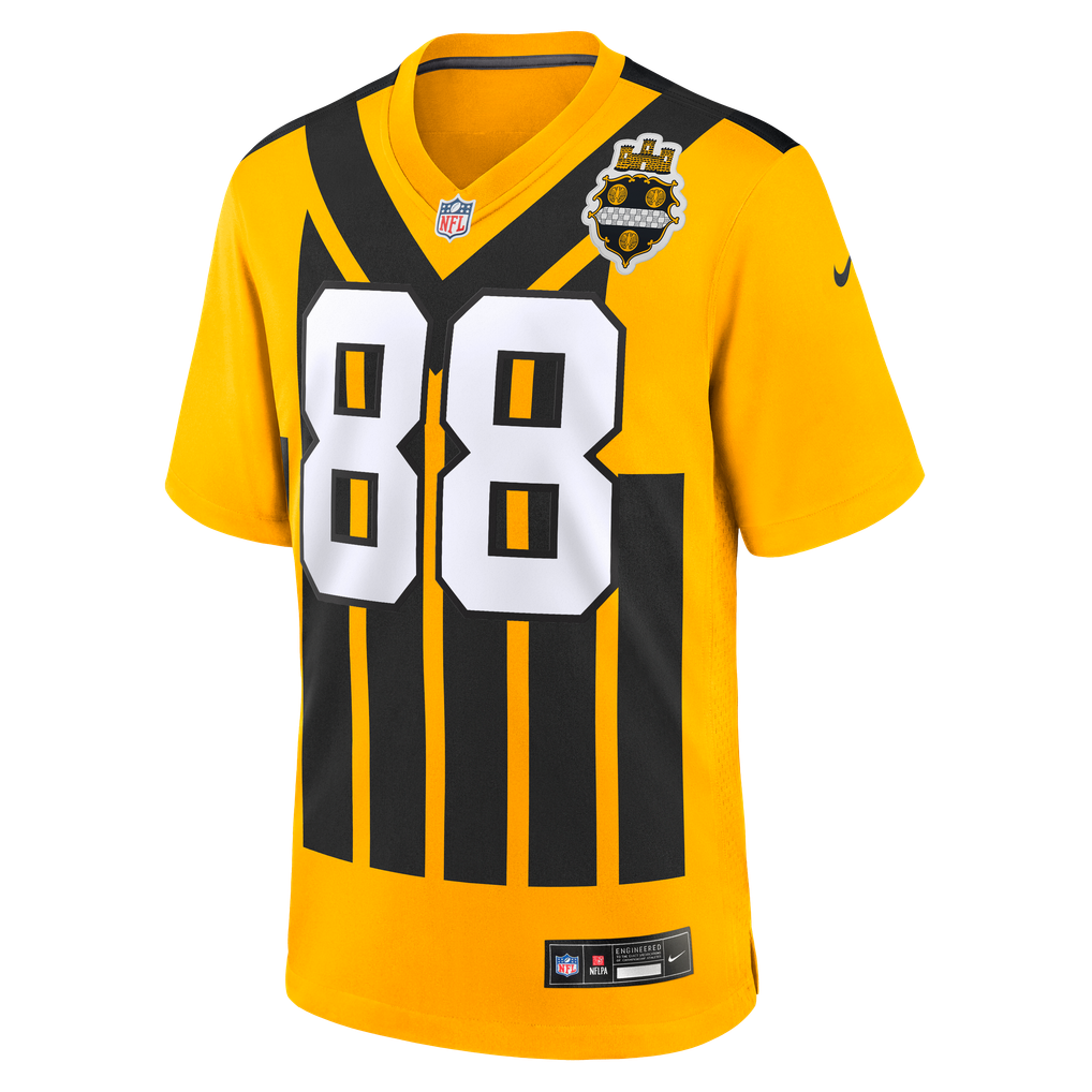 Men's Pittsburgh Steelers Pat Freiermuth Gold Alternate 1933 Throwback Game Jersey