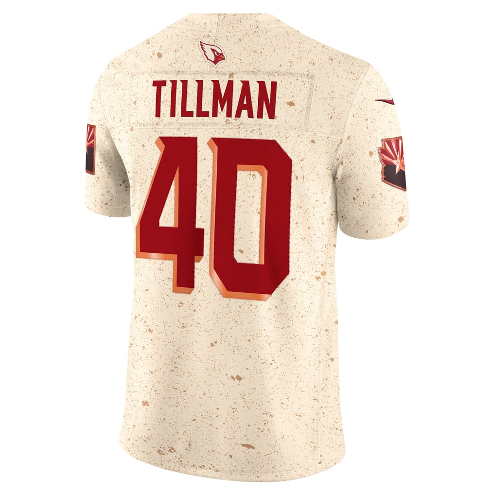 Men's Arizona Cardinals Pat Tillman Natural Rivalries Collection Stitched Limited Jersey