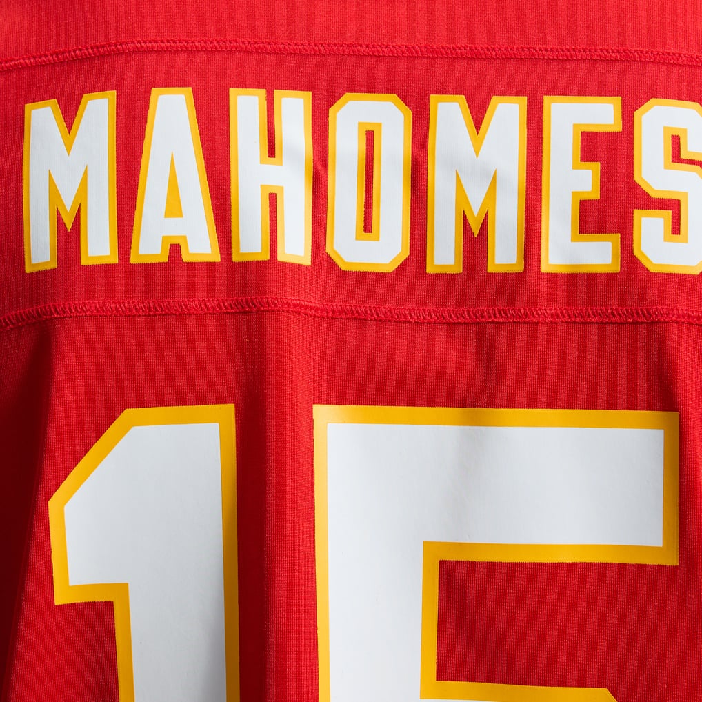 Men's Kansas City Chiefs Patrick Mahomes Red Game Jersey