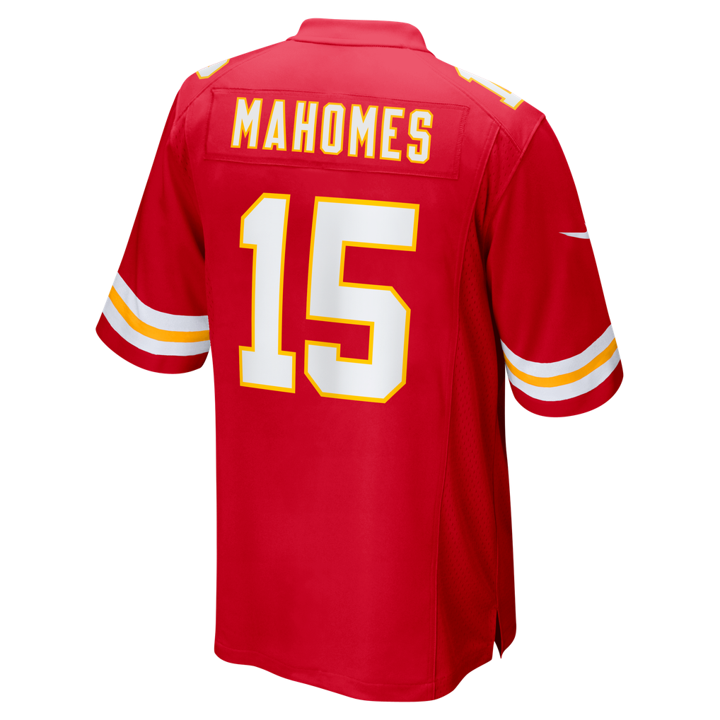 Men's Kansas City Chiefs Patrick Mahomes Red Game Jersey