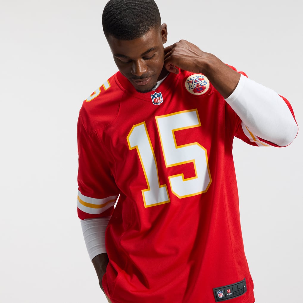 Men's Kansas City Chiefs Patrick Mahomes Red Game Jersey