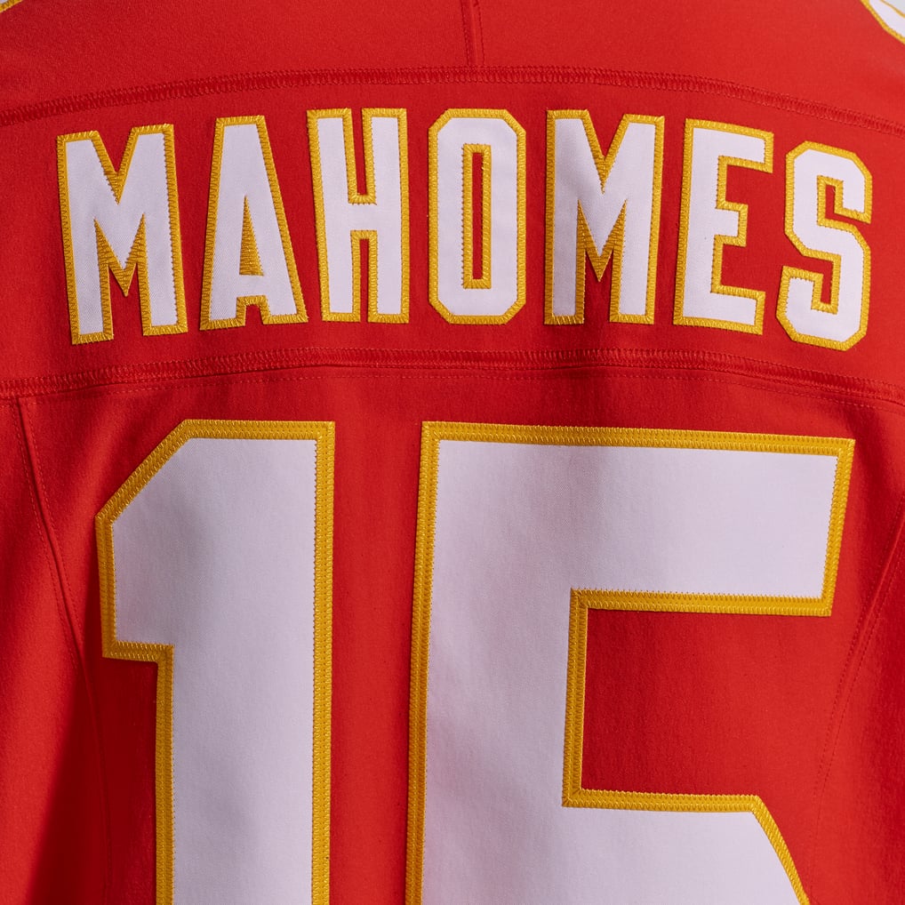 Men's Kansas City Chiefs Patrick Mahomes Red Team Vapor F.U.S.E. Elite Jersey