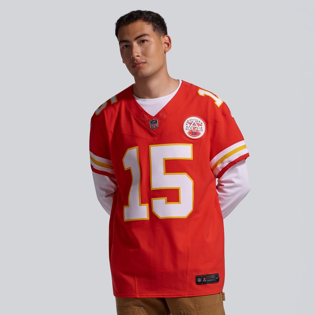 Men's Kansas City Chiefs Patrick Mahomes Red Team Vapor F.U.S.E. Elite Jersey