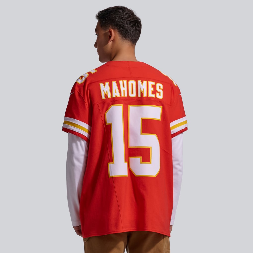 Men's Kansas City Chiefs Patrick Mahomes Red Team Vapor F.U.S.E. Elite Jersey