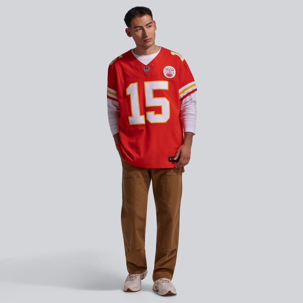 Men's Kansas City Chiefs Patrick Mahomes Red Team Vapor F.U.S.E. Elite Jersey